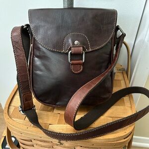 JACK GEORGES, Voyager Collection, Horseshoe Brown Buffalo Leather